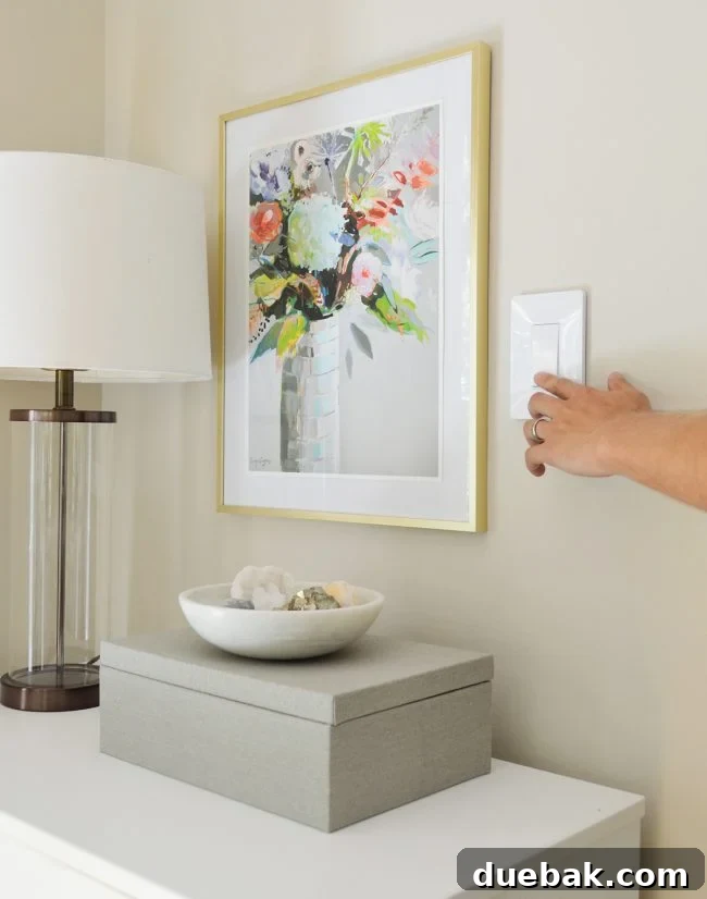 Our 10 Favorite Smart Home Upgrades 12 A smart light switch installed on a wall