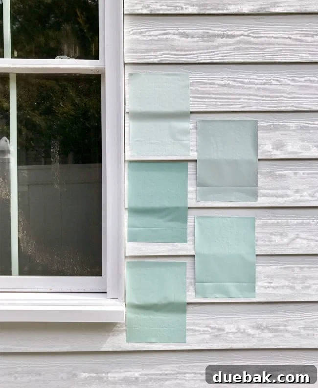Are Kitchen Islands Hurting American Kitchens? 7 Spot On Removable Paint Decals applied to textured duplex shutters for paint color testing