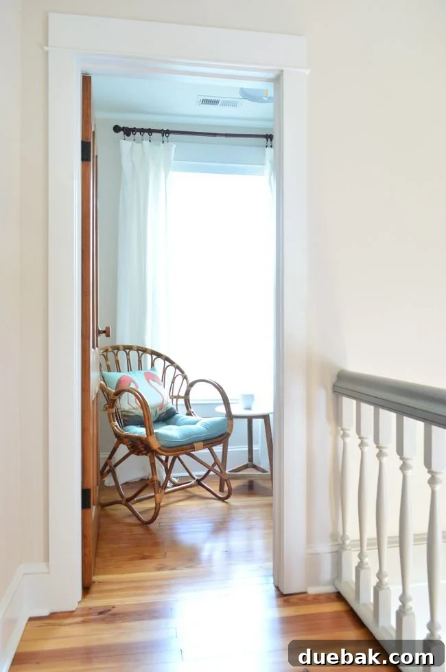 Small room configured as a temporary nursery with a Pack & Play