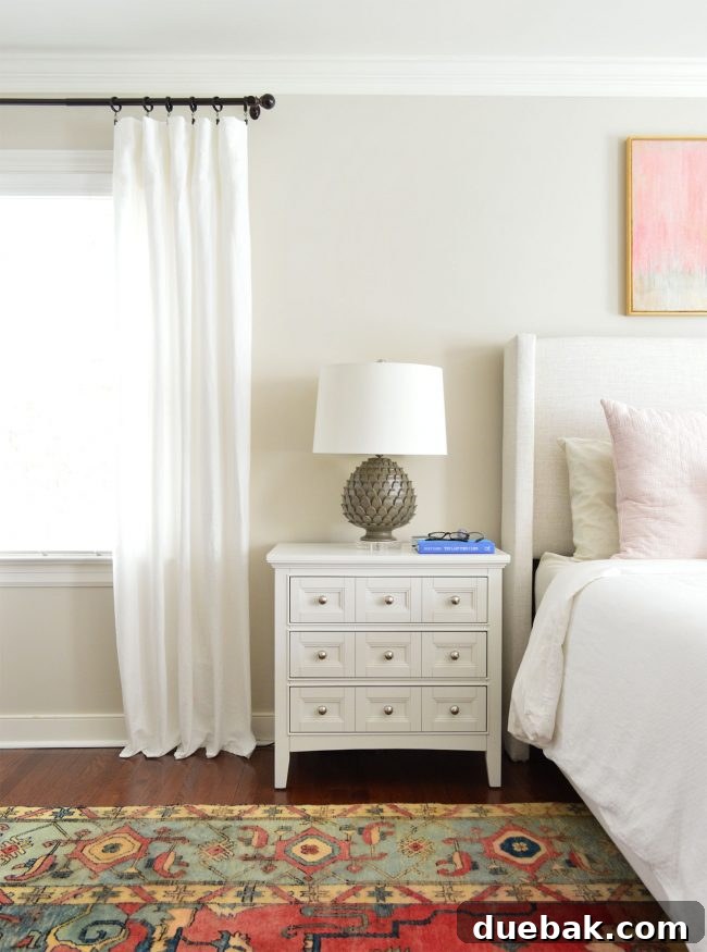 High-End Ikea Curtain Hacks 24 white ikea lenda curtain panels next to nightstand