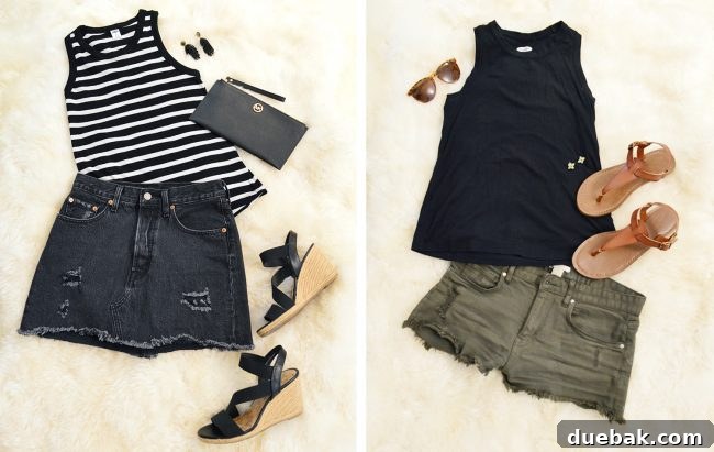 Mastering My Closet The Art of Wardrobe Simplicity 19 Summer casual outfits demonstrating minimalist style