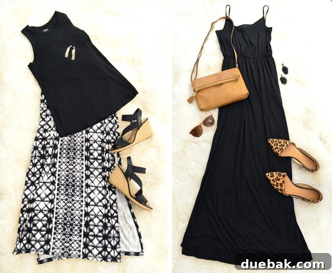 Mastering My Closet The Art of Wardrobe Simplicity 21 Dressy minimalist outfits including a layered dress
