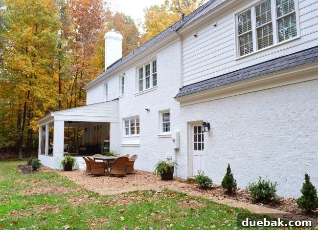 The Setbacks That Nearly Sank Our Painted House Makeover 4 Exterior siding painted to match new white brick