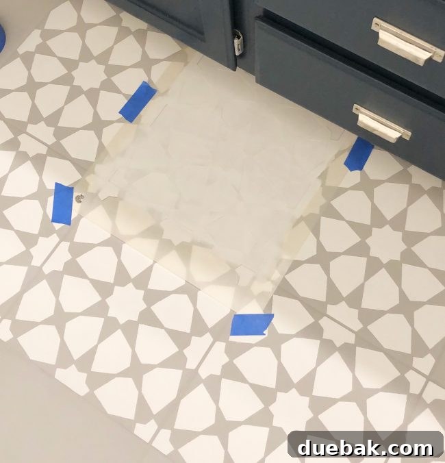 Stenciling the edges and touching up details