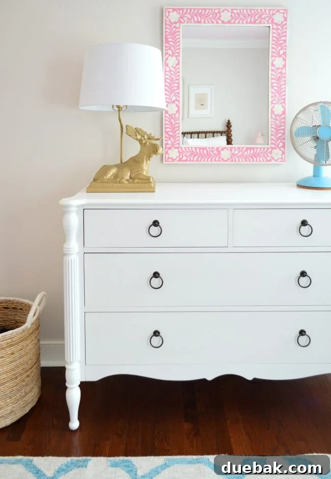 Noble Dresser, showcasing its intricate shape and vintage-inspired details