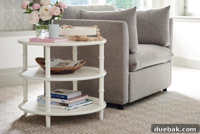 Dashing End Table and Mellow Chair, showing a comfortable and stylish pairing