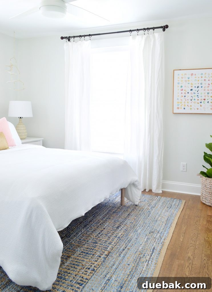 Elevating Our Airbnb Bedroom and Bathroom Updates 30 Duplex Right-Side Front Bedroom with Refinished Floors and Wooden Furniture