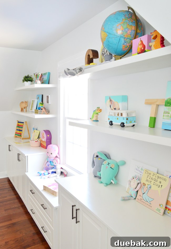 Our Bonus Room Storage Example