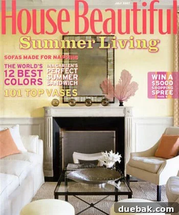 House Beautiful Cover Shot: A Peek into High-End Design House Beautiful magazine cover showcasing luxurious interior design