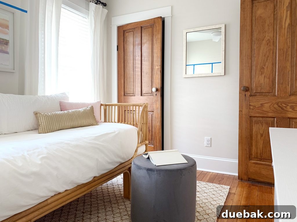 4 Smart Decor Hacks for an Effortless Home Transformation 17 Ottomans used as versatile footstools or mini coffee tables with the daybed