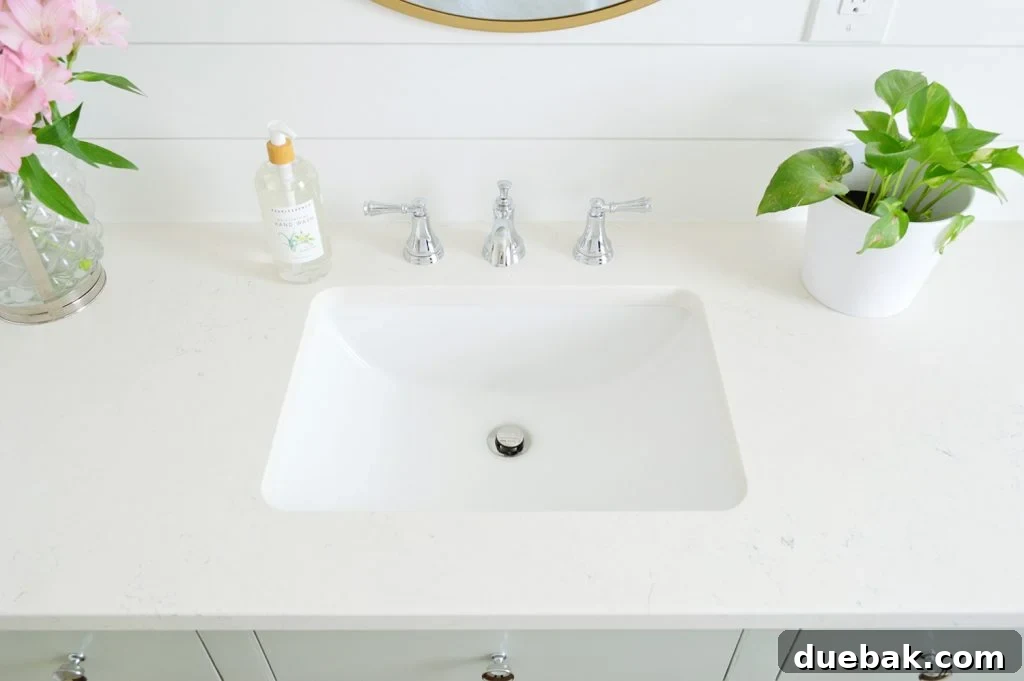 5 Heat-Free Ways To Prevent Frozen Pipes 4 Bathroom vanity sink with silver faucet, with water trickling