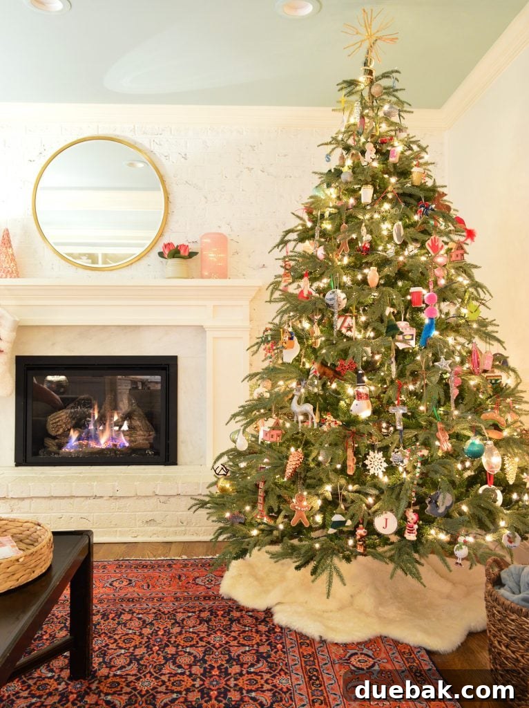 Turning Your Biggest Financial Dreams into Reality 4 Christmas tree decorated with handmade and personal ornaments