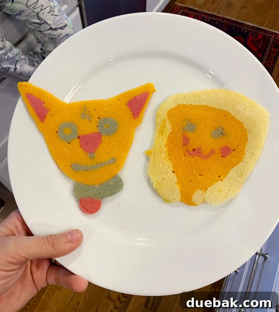 Which Mindset Defines You Maximizer Or Satisficer 9 Pancakes made with Foodstirs pancake art kit.