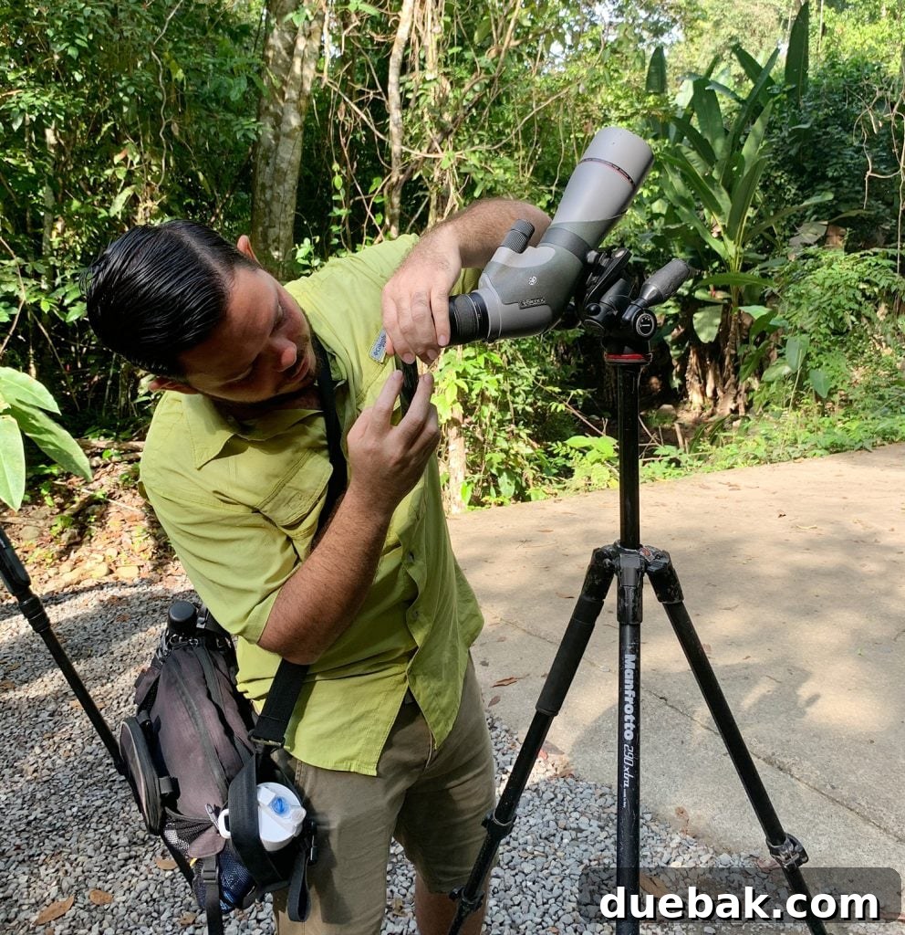 Wild Wonders: Costa Rica Family Fun 19 Guide Taking Photo Through Telephoto Lens In Manuel Antonio National Park Costa Rica