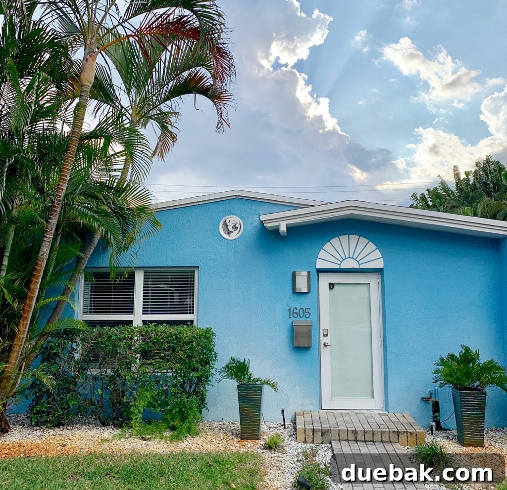 Our Warm-Weather Downsize: Finding Freedom in a Smaller Home 8 A lovely Airbnb vacation rental where they stayed in Florida