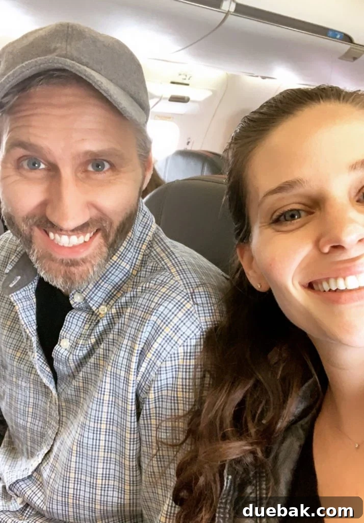 Our Warm-Weather Downsize: Finding Freedom in a Smaller Home 10 John and Sherry taking a selfie during their Florida recon trip