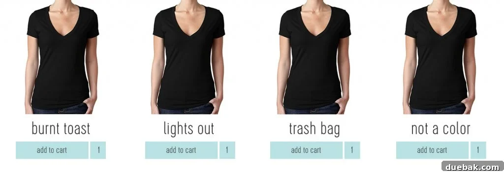 A t-shirt with a subtle black-on-black stripe pattern.