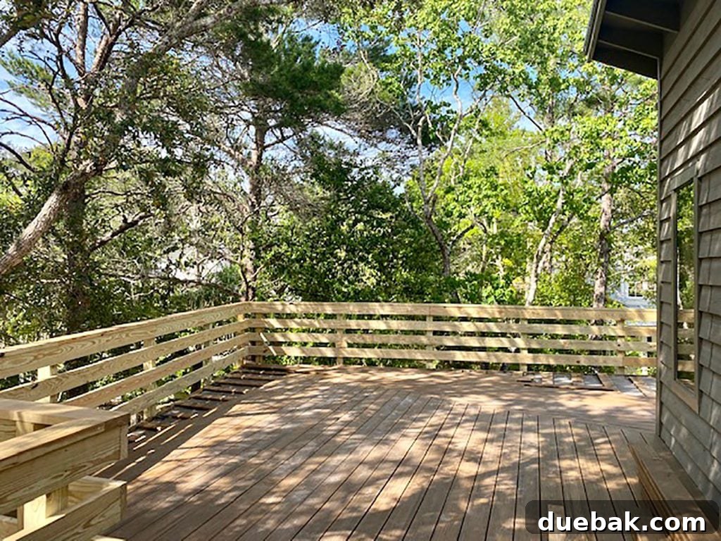 Deck replacement with Trex decking