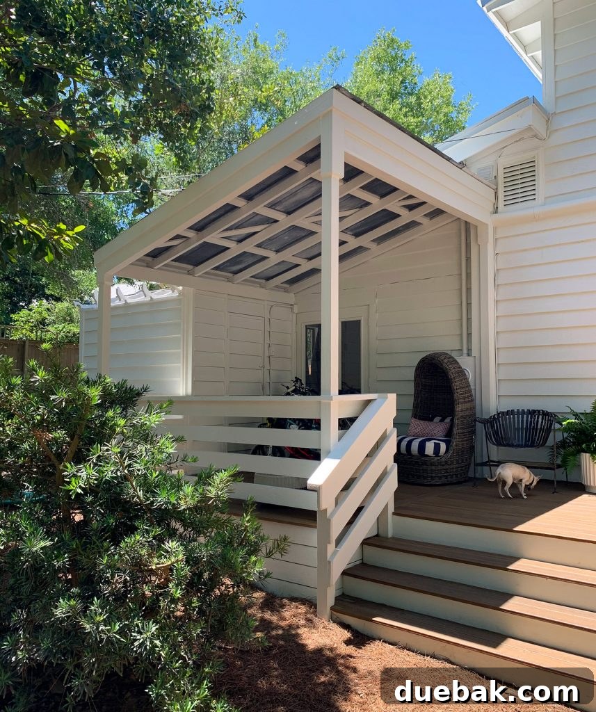After: Renovated Side Porch of Florida Home