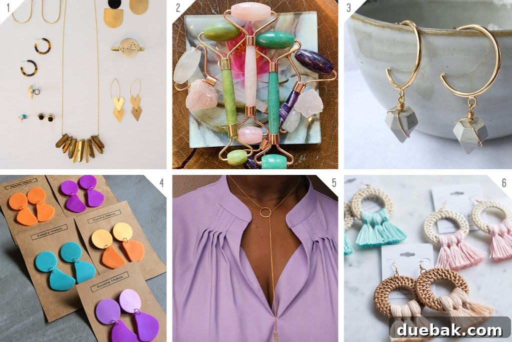 Numbered Grid of Black Owned Jewelry And Crystal Businesses