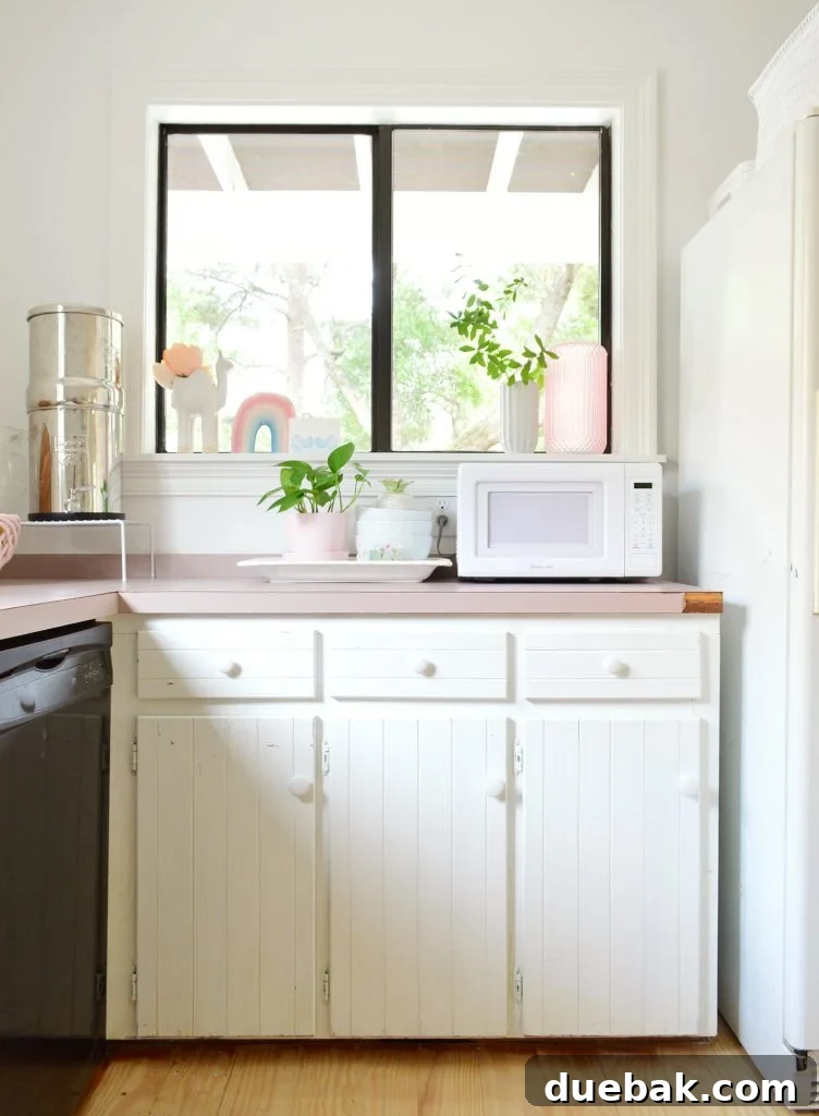 5 Speedy Kitchen Makeovers 15 Before Photo Of Painted Wood Cabinet Knobs On Kitchen Cabinets