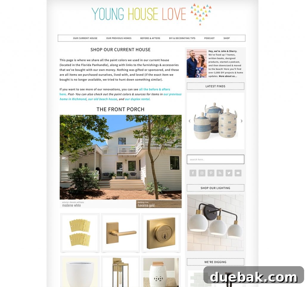 Shop our Florida house page for home decor.