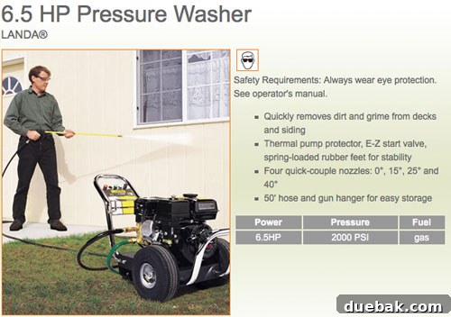 Power Washing with Home Depot Tool Rental
