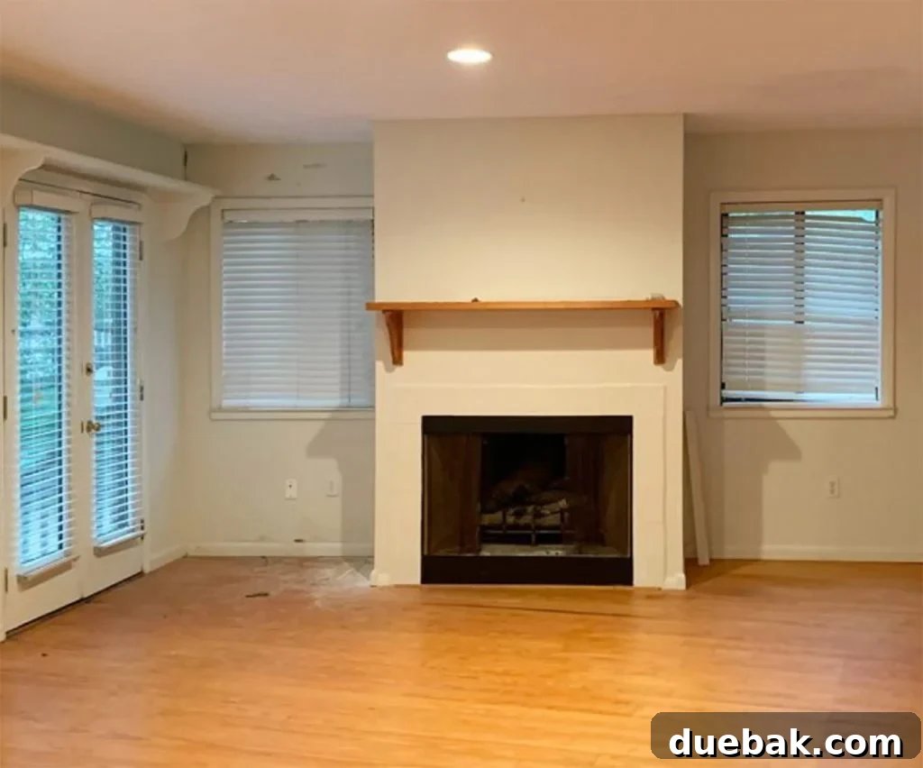 Another Before View of Main Bedroom