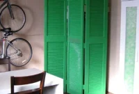 Convert Bifold Closet Doors into a Screen to Hide a Water Heater