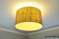 DIY Ceiling Light with a Lamp Shade Diffuser: Step-by-Step Guide