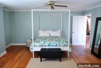 How to Paint Your Bedroom Light Teal (Carolina Inn Club Aqua)