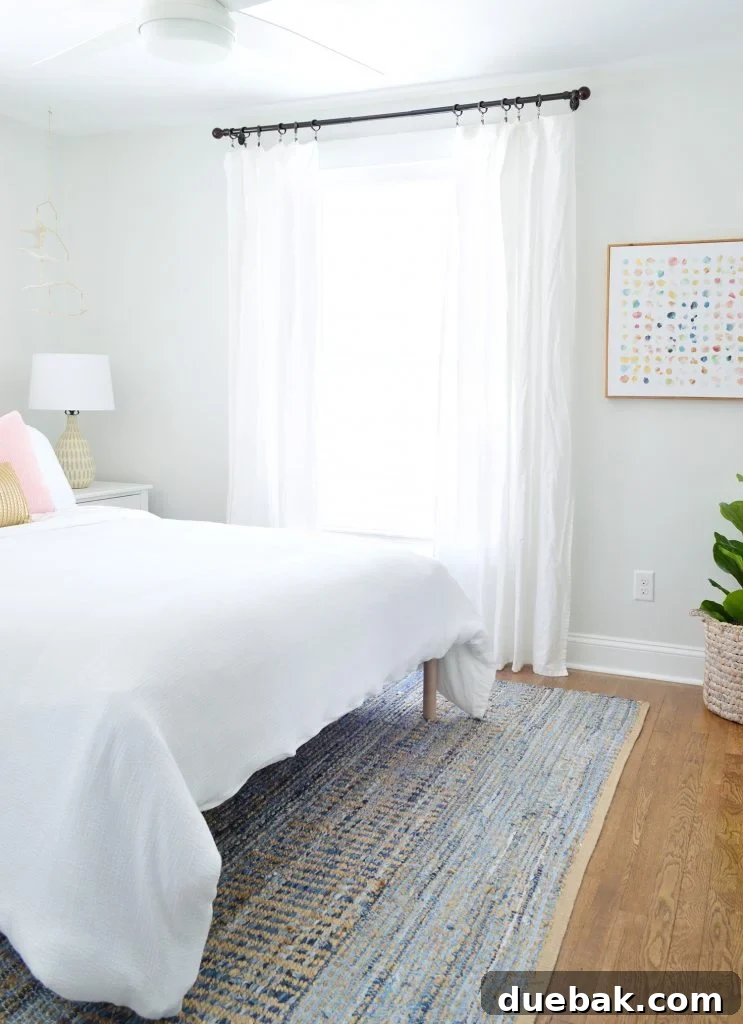 Rug Sizing Guide and Our Favorite Magic Rug Pick 18 Blue Brown Cream Knotted Woven Rug In Duplex Front Bedroom
