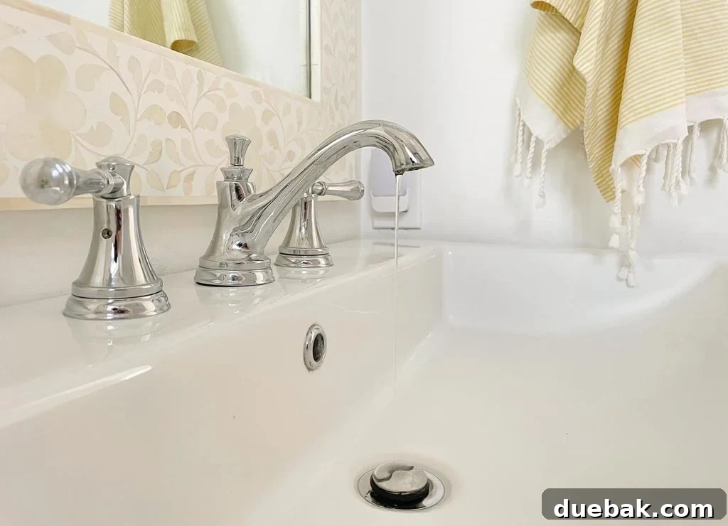 Dripping Bathroom Faucet In Florida Freeze Event