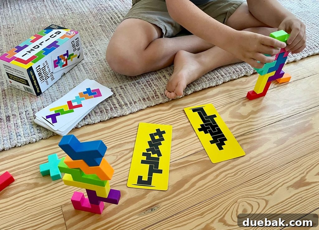 Buildzi Building Block Game Being Played On Floor