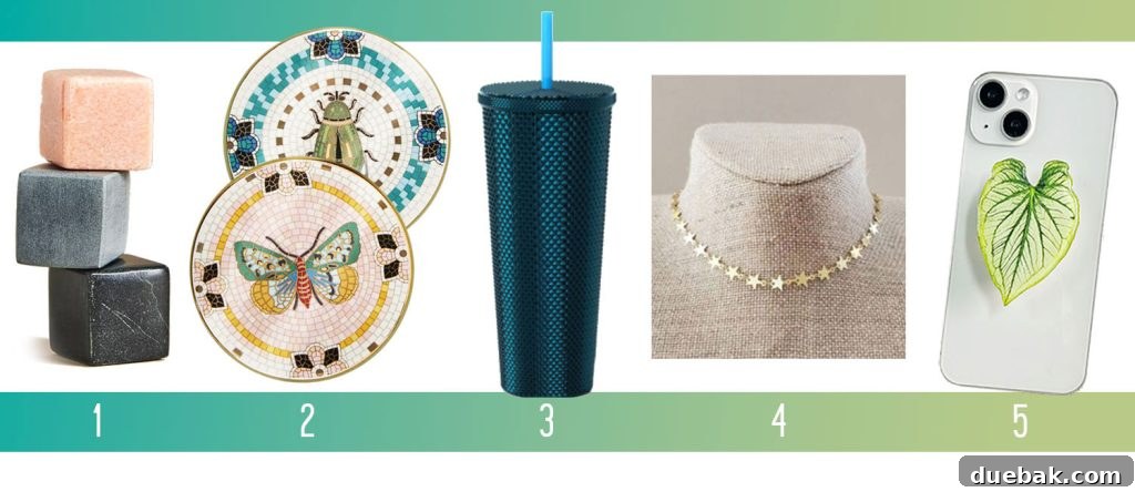 Affordable Holiday Gifts Ideas Whiskey Stone Ice Mosaic Coaster Cold Cup Star Necklace Plant Pop Socket