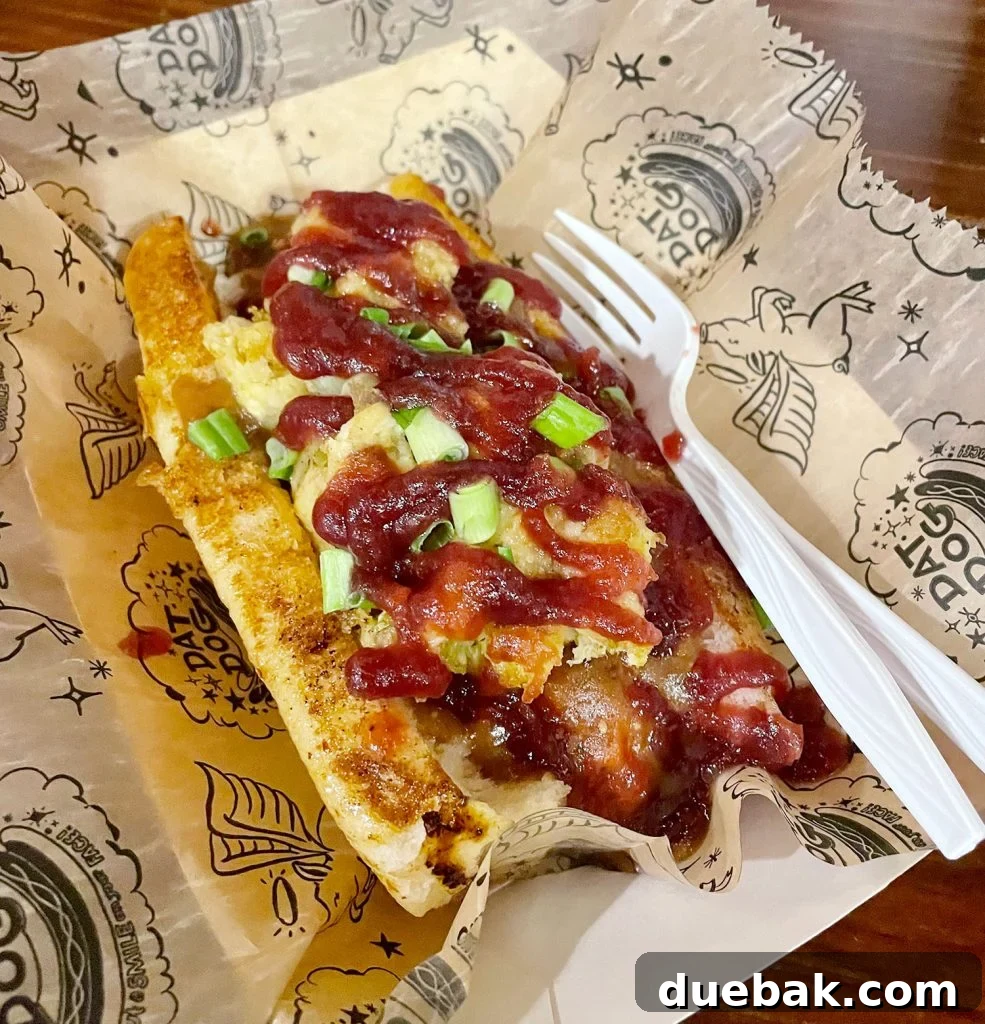 Special Thanksgiving Hot Dog From Dat Dog In New Orleans