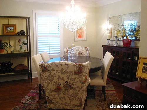 Cozy dining area