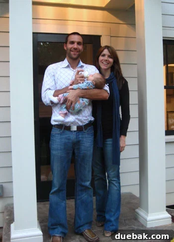 Christi and Barret with daughter Towne