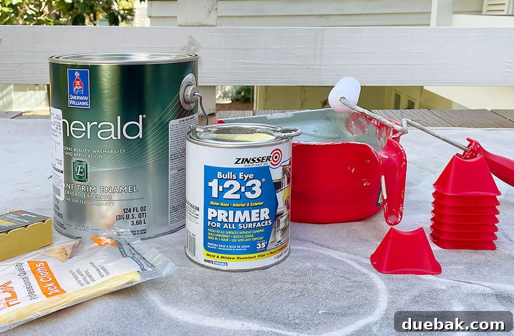Paint Primer Roller Tray Paint Roller And Other Cabinet Painting Supplies