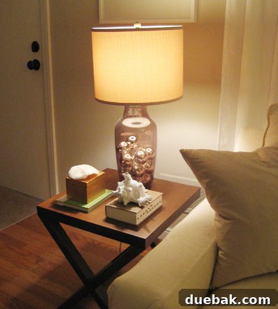 Lamp with ornaments Glass lamp with silver ornaments