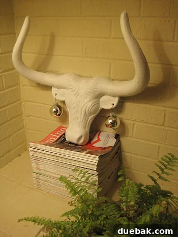 Bull with ornaments Metal bull with ornament earrings