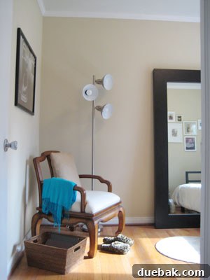 Old corner chair setup