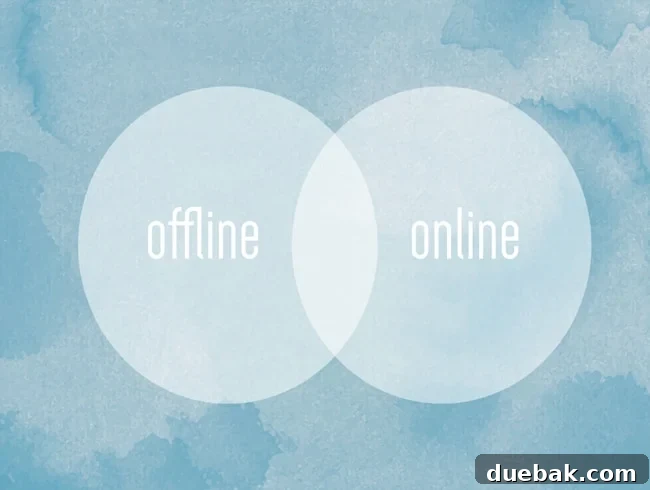 What Quitting Our Blog Taught Us About Growth and Focus 5 ep14-Offline-Online-Venn-Apart