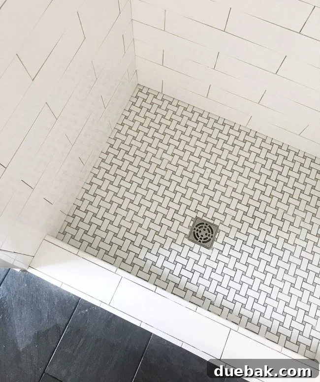 Beach House White and Blue Hex Tile Installation Guide 4 img 83553 3