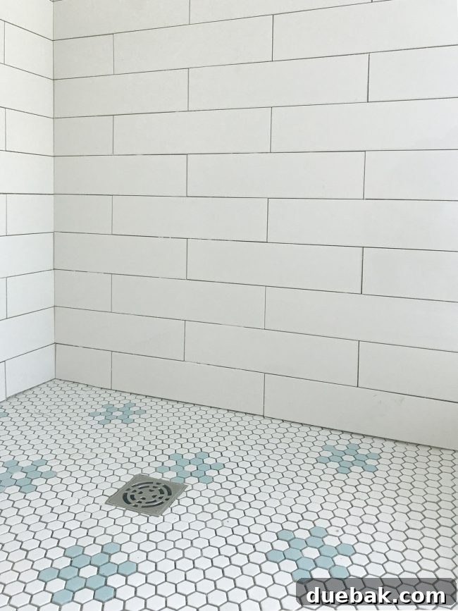 Beach House White and Blue Hex Tile Installation Guide 6 img 83553 5