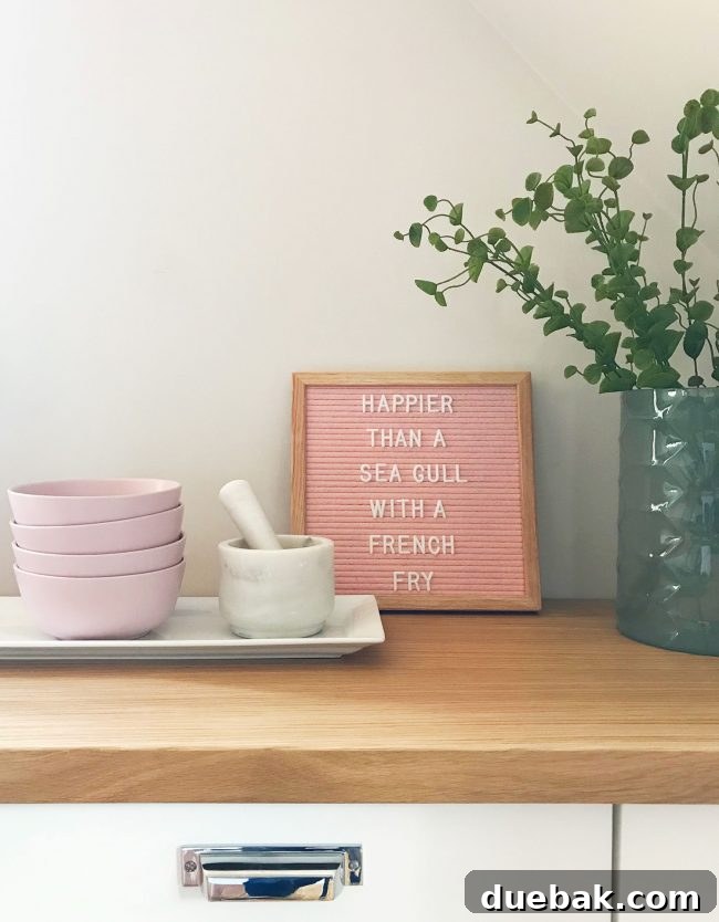 Pink letterboard