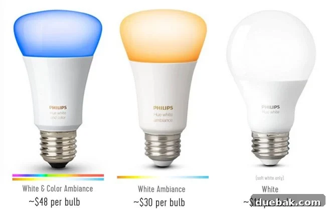 Philips Hue bulbs overview