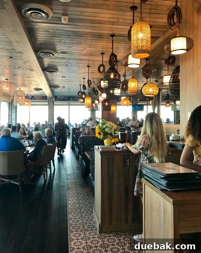 interior decor at Beach House Restaurant in Pompano Beach Florida