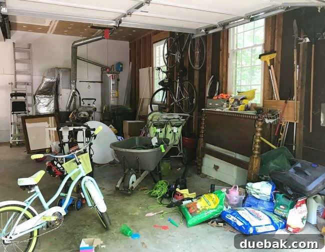 Garage before
