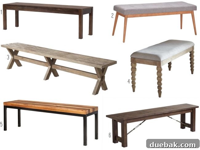Dining bench photo
